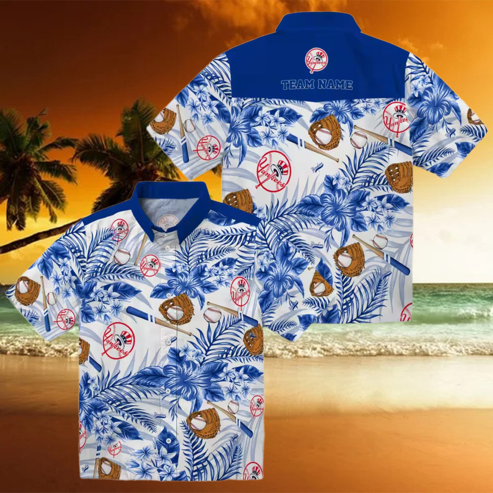 Custom Tropical New York Yankees Aloha Shirt MLB Fan Gift for Summer, Beach & Tailgate Custom Tropical New York Yankees Aloha Shirt MLB Fan Gift for Summer, Beach & Tailgate