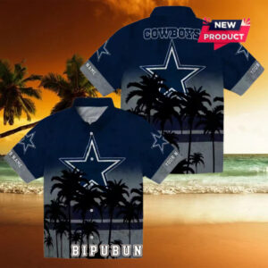 Dallas Cowboys Sunset Pattern Hawaiian Shirt