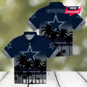 Dallas Cowboys Sunset Pattern Hawaiian Shirt
