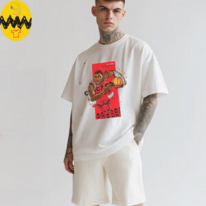 Derrick Rose Chicago Bulls NBA Basketball cartoon the MVP rises in rio shirt