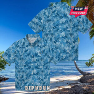 Detroit Lions Leafy Style Hawaiian Shirt