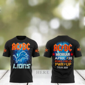 Detroit Power Up Tour 2025 T Shirt