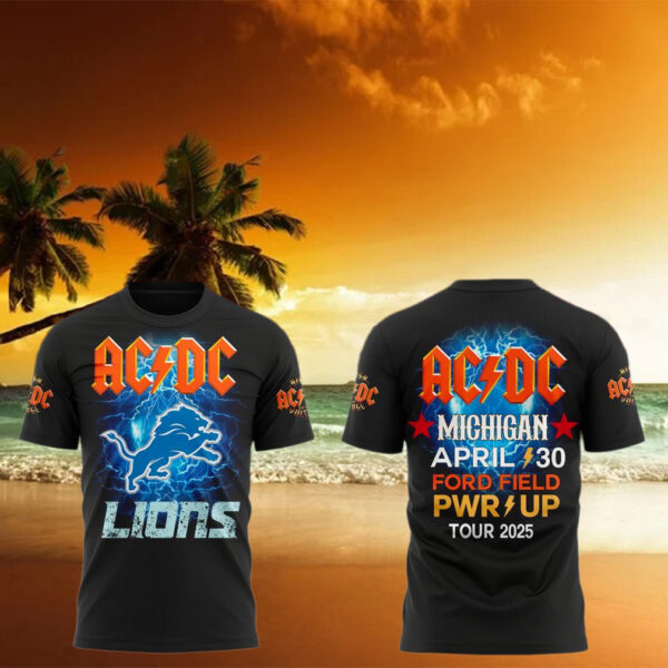 Detroit Power Up Tour 2025 T Shirt