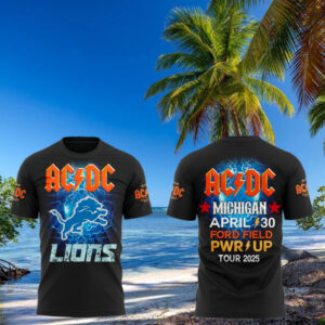 Detroit Power Up Tour 2025 T Shirt