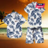 Flamingo Foliage Burgundy Washington Commanders Hawaiian Shirt