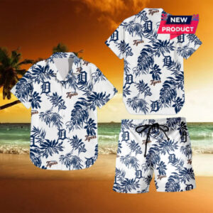 Detroit Tigers Beach Outfit Hawaiian Shirt