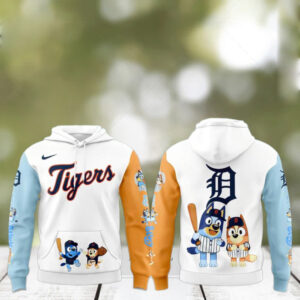 Detroit Tigers Bluey and Bingo For Fans Beautiful Hoodie
