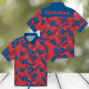 Shop New York Mets MLB Hawaiian Shirt   Tropical Hibiscus Blue White Shirt for Men’s Summer Vacation