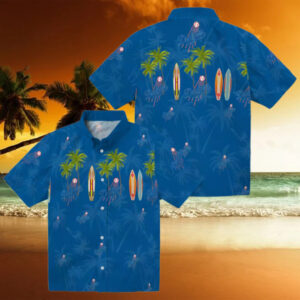 Dodgers Palm Tree Vacation Shirt Official LA Team Hawaiian Summer Shirt