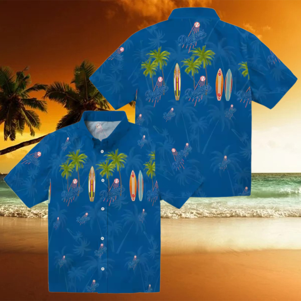 Dodgers Palm Tree Vacation Shirt Official LA Team Hawaiian Summer Shirt Dodgers Palm Tree Vacation Shirt Official LA Team Hawaiian Summer Shirt