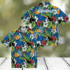 San Diego Padres Palm Tree Hawaiian Shirt   Tropical Brown & White Shirt for Summer BBQs