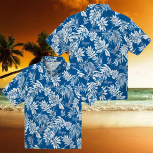 Dodgers Tropical Leaf Hawaiian Shirt MLB Summer Beach Fan Apparel