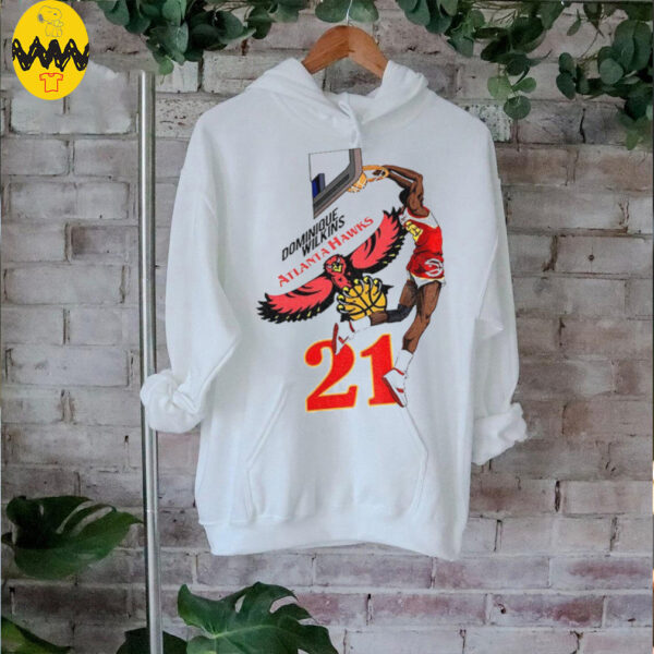 Dominique Wilkins 21 Atlanta Hawks NBA Player Basketball shirt