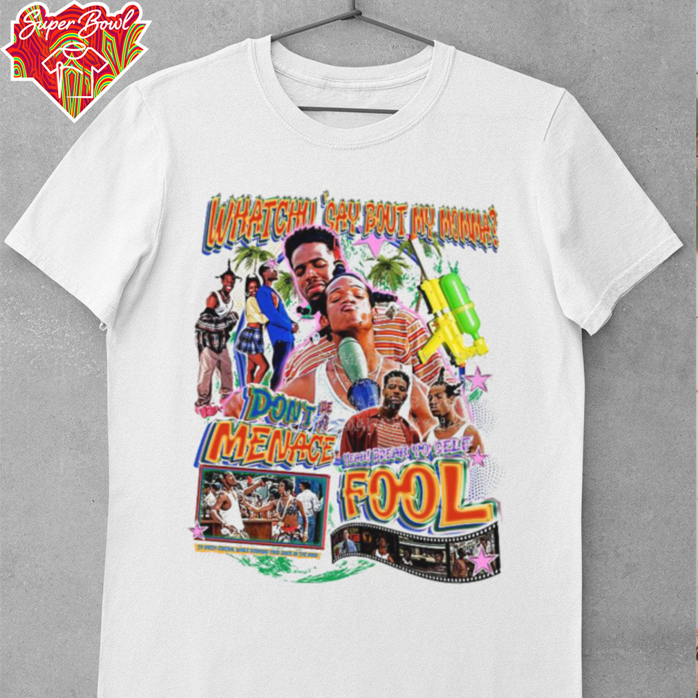 Don't Be a Menace Movie Parody Graphic T Shirt Don't Be a Menace Movie Parody Graphic T Shirt