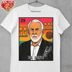 El Jefe San Antonio Spurs Basketball cartoon shirt