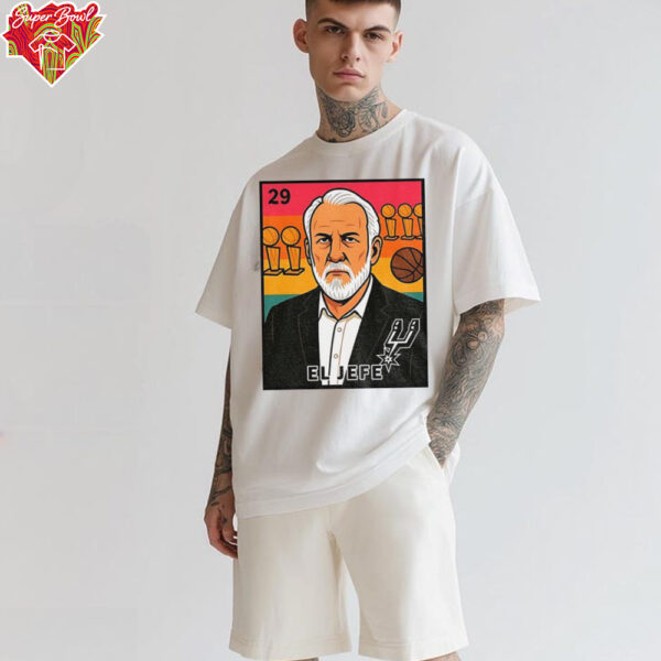 El Jefe San Antonio Spurs Basketball cartoon shirt