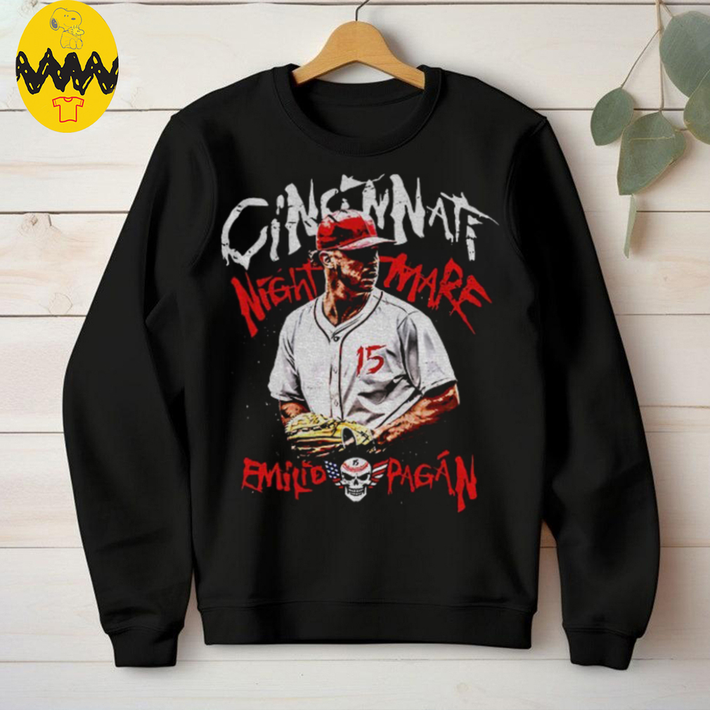Emilio Pagán Cincinnati Reds Nightmare Baseball MLB vintage shirt Emilio Pagán Cincinnati Reds Nightmare Baseball MLB vintage shirt