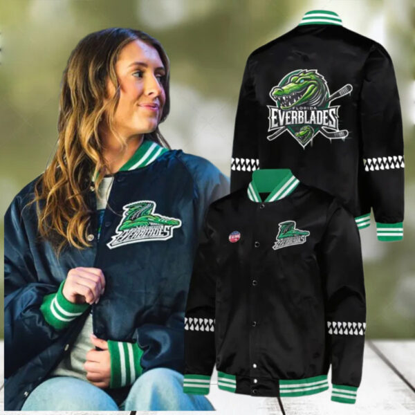 Florida Everblades 2025 New For Fans Baseball Jacket