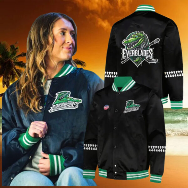 Florida Everblades 2025 New For Fans Baseball Jacket