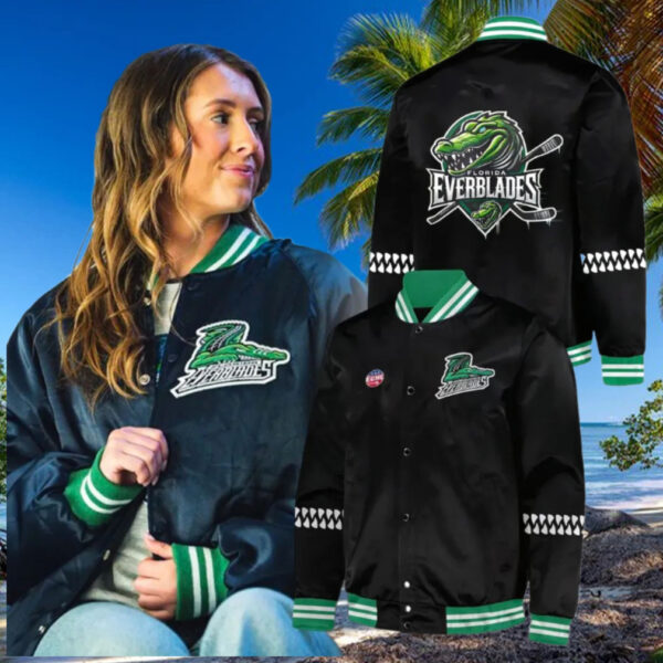 Florida Everblades 2025 New For Fans Baseball Jacket