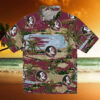 Florida State Seminoles Palm Horizon Garnet Hawaiian Shirt