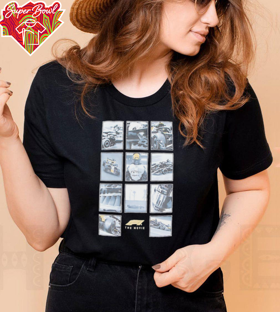 Formula 1 The Movie photo collage shirt Formula 1 The Movie photo collage shirt