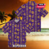 Flamingo Foliage Burgundy Washington Commanders Hawaiian Shirt