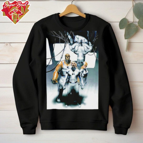 Future Foundation Mr. Fantastic Invisible Woman the Thing and Spider Man shirt