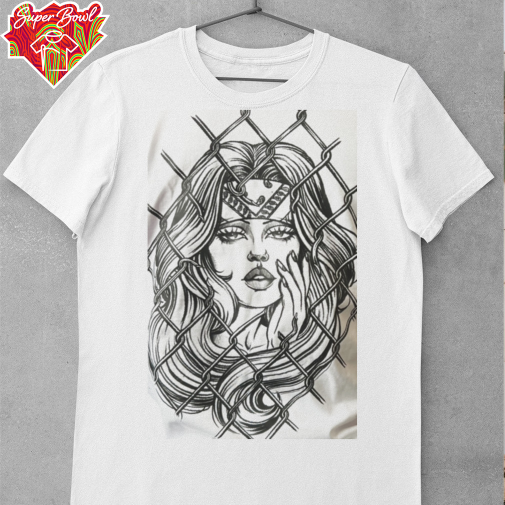 Gangster Girl Behind Fence T Shirt Gangster Girl Behind Fence T Shirt