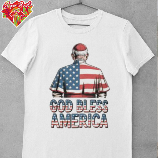 God Bless America Pope Leo XIV Robert Prevost Shirt