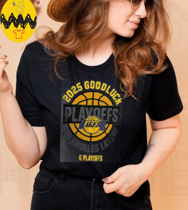 Good Luck Los Angeles Lakers Playoffs 2025 TeeFuel the Hype with the Good Luck Los Angeles Lakers Playoffs 2025 Tee