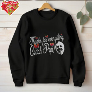 Gregg Popovich Thanks for evrerything Coach Pop shirt