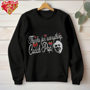 Gregg Popovich Thanks for evrerything Coach Pop shirt