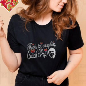 Gregg Popovich Thanks for evrerything Coach Pop shirt