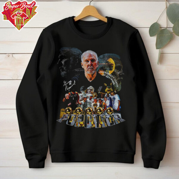 Gregg Popovich Trophy winningest coach of all time shirt