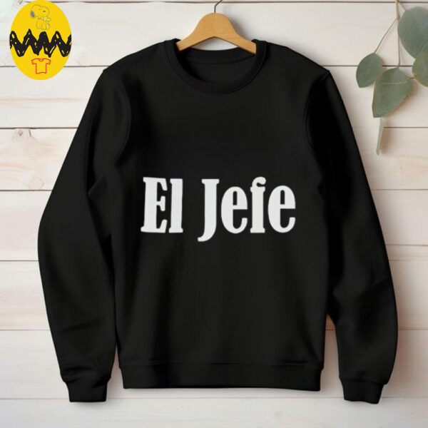 Gregg Popovich wearing El Jefe shirt