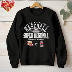 Griffin vs ESU NCAA Division II Baseball Super Regional Champion Win Here 2025 shirt