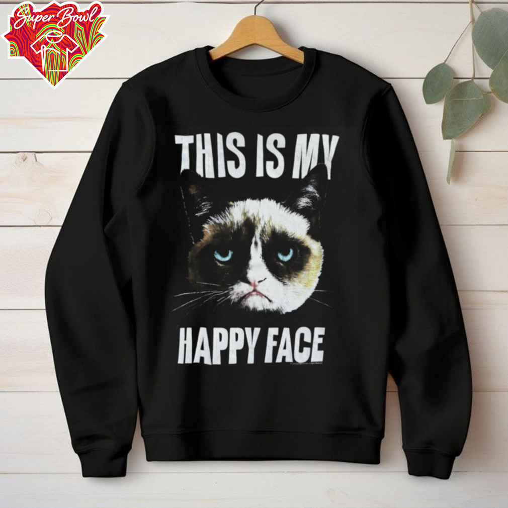 Grumpy Cat This is My Happy Face T Shirt Grumpy Cat This is My Happy Face T Shirt