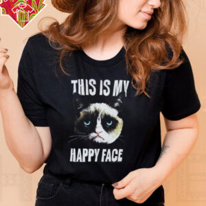 Grumpy Cat This is My Happy Face T Shirt