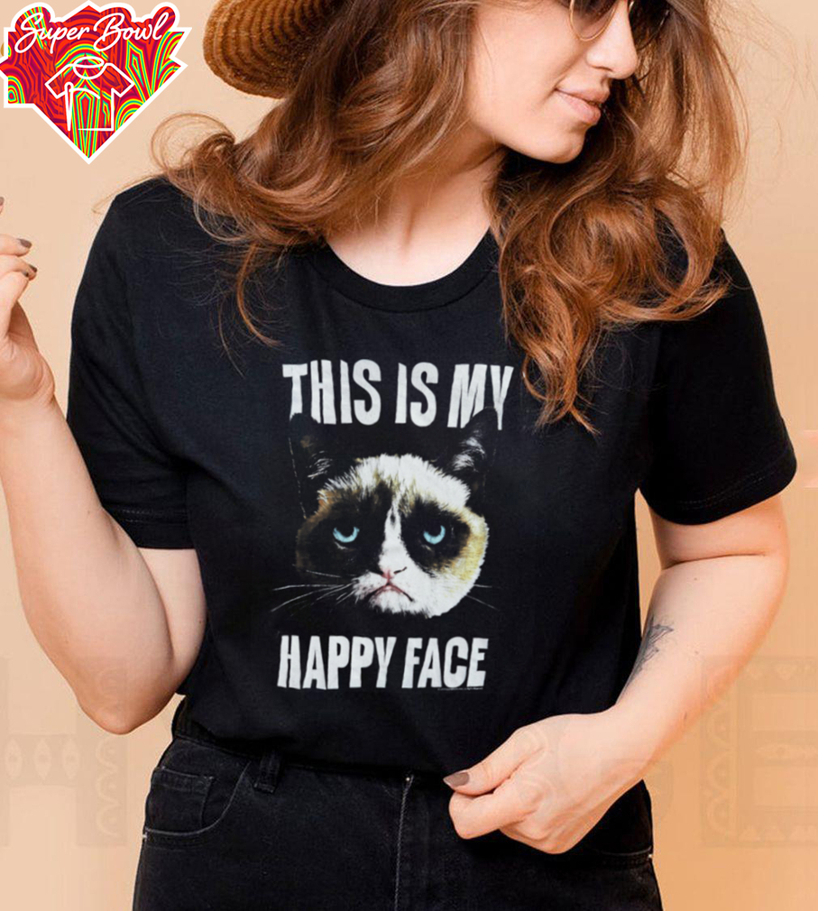Grumpy Cat This is My Happy Face T Shirt Grumpy Cat This is My Happy Face T Shirt