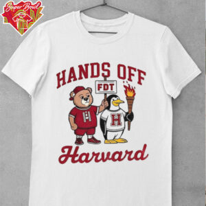 Hands Off Harvard FDT Steve Kerr Harvard bear and penguin shirt