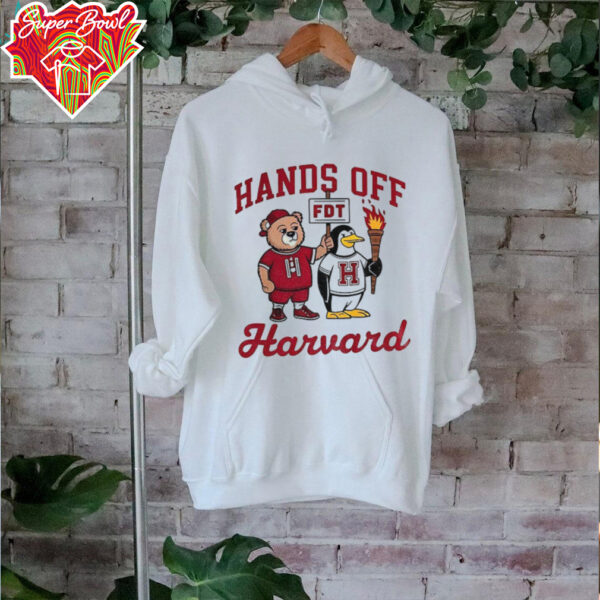 Hands Off Harvard FDT Steve Kerr Harvard bear and penguin shirt