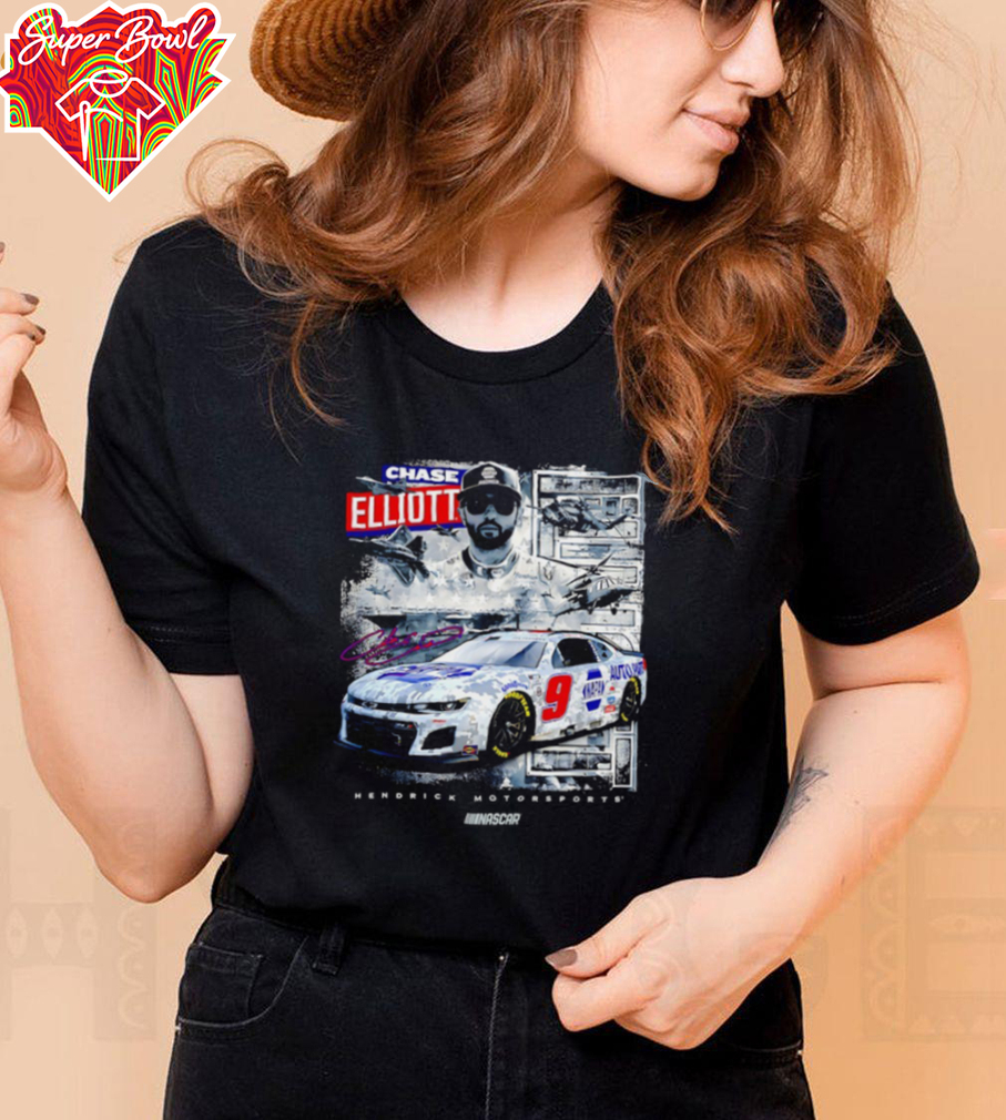 Hendrick Motorsports Chase Elliott NAPA Salutes Car signature shirt Hendrick Motorsports Chase Elliott NAPA Salutes Car signature shirt