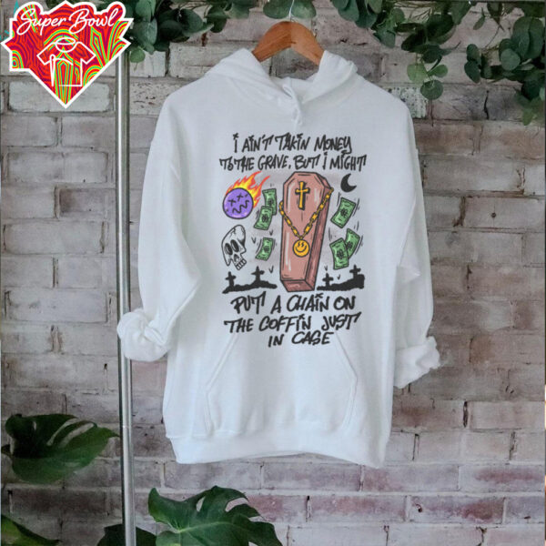 Humorous Money Coffin Chain T Shirt