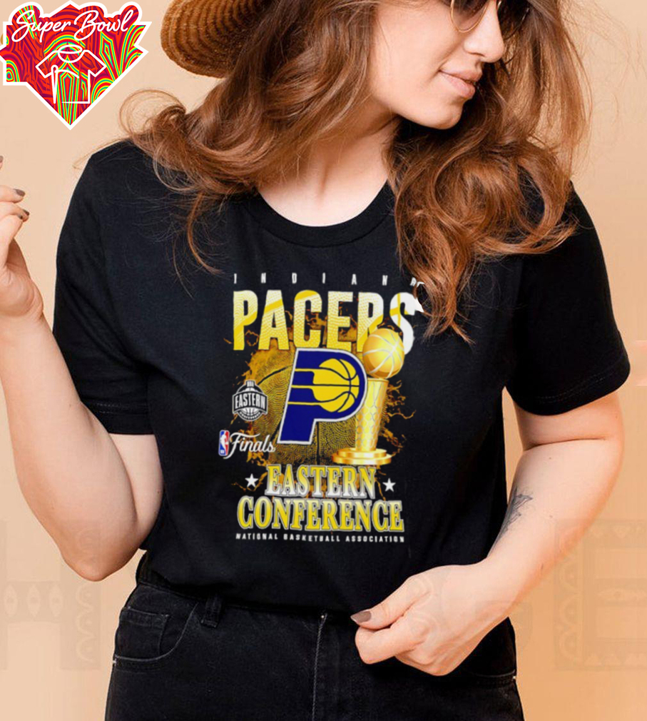Indiana Pacers 2025 NBA Eastern Conference Finals trophy shirt Indiana Pacers 2025 NBA Eastern Conference Finals trophy shirt
