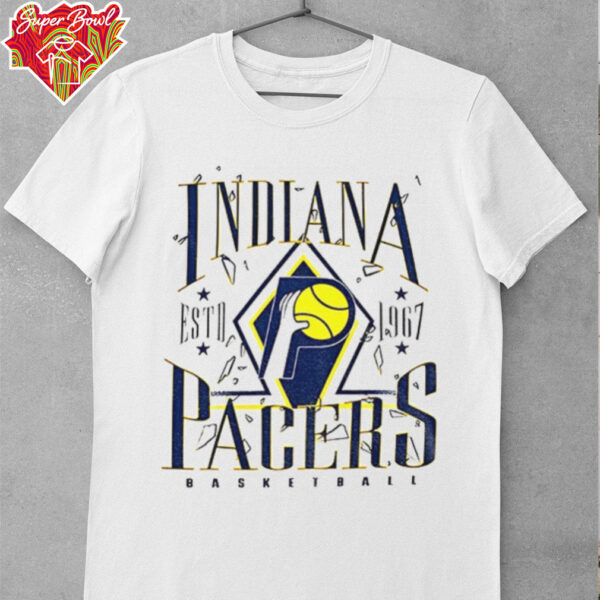 Indiana Pacers Basketball estd 1967 logo shirt