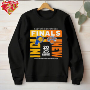 Indiana Pacers vs New York Knicks 2025 NBA Eastern Conference Finals Matchup shirt