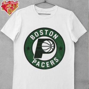 Indiana Pacers x Boston Celtics logo mashup shirt
