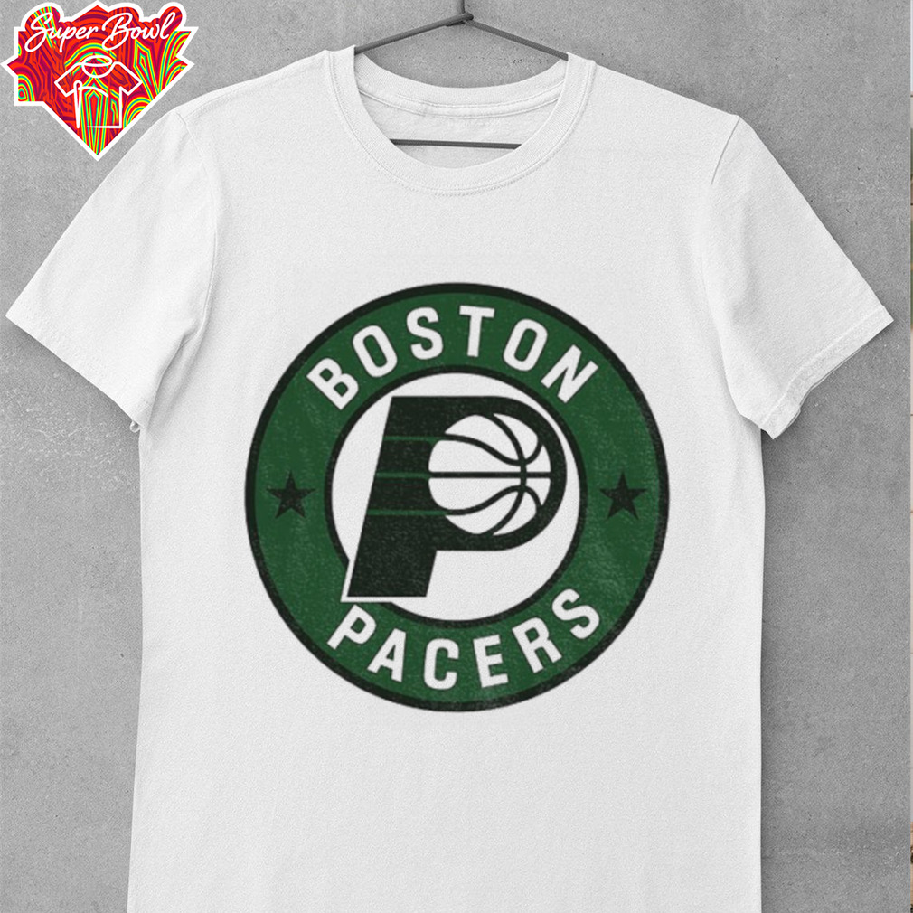 Indiana Pacers x Boston Celtics logo mashup shirt Indiana Pacers x Boston Celtics logo mashup shirt