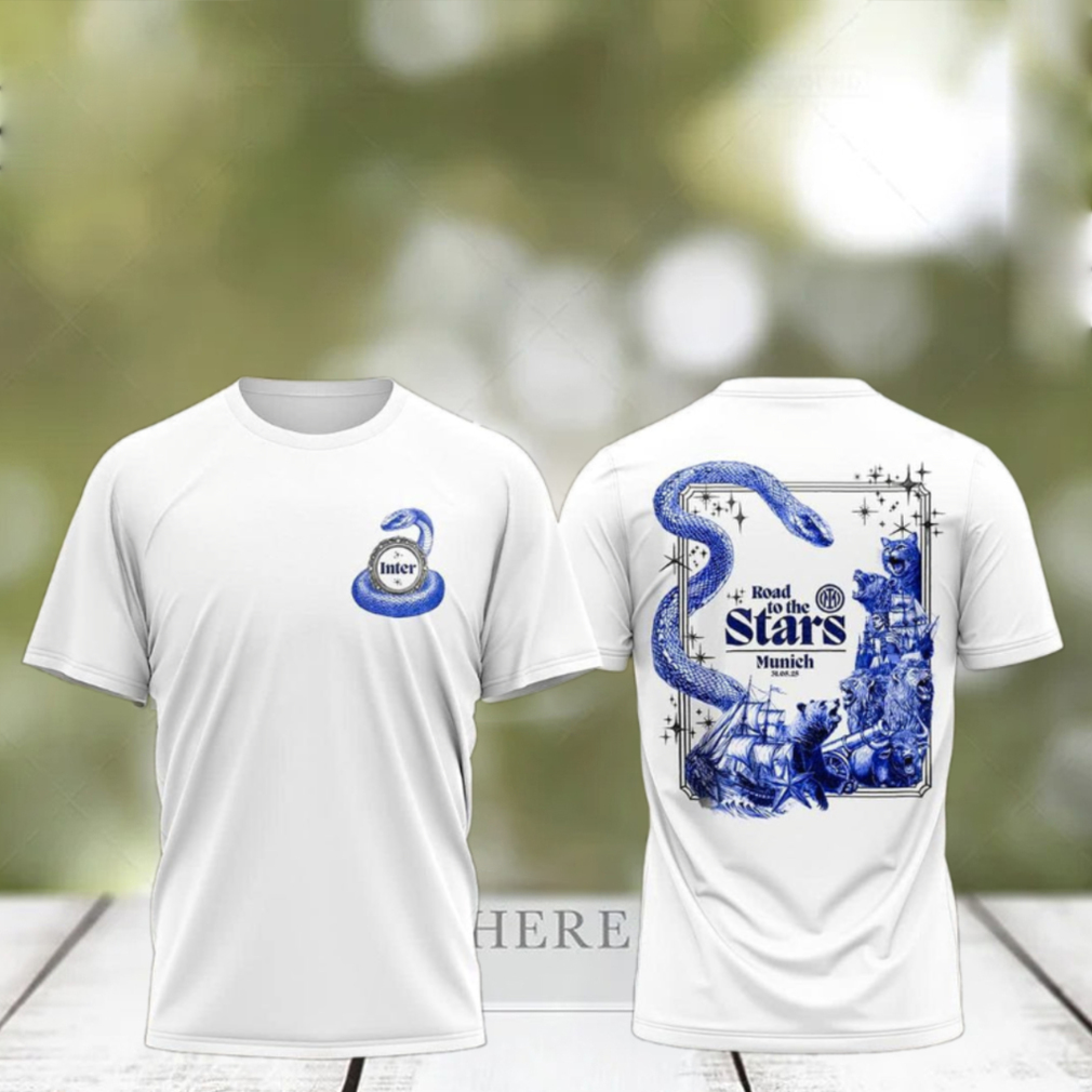 Inter Road To The Stars Munich 2025 T Shirt Inter Road To The Stars Munich 2025 T Shirt
